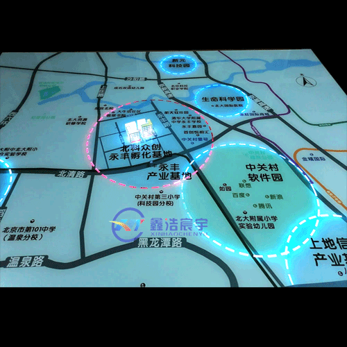 壁掛式區域沙盤