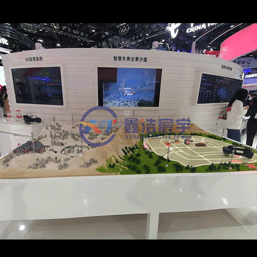 智慧冬奧會場景沙盤模型