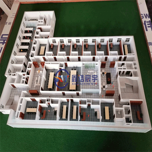 辦公樓剖面布局展示沙盤