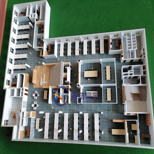 辦公樓剖面布局展示沙盤